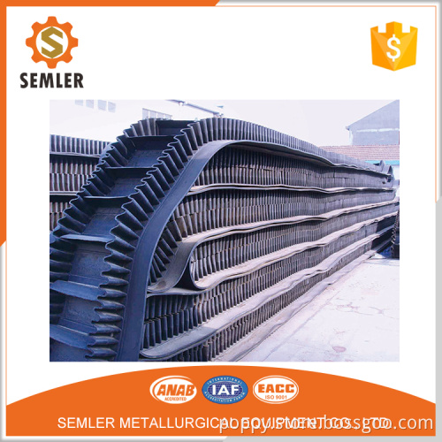 large angle conveyor belt